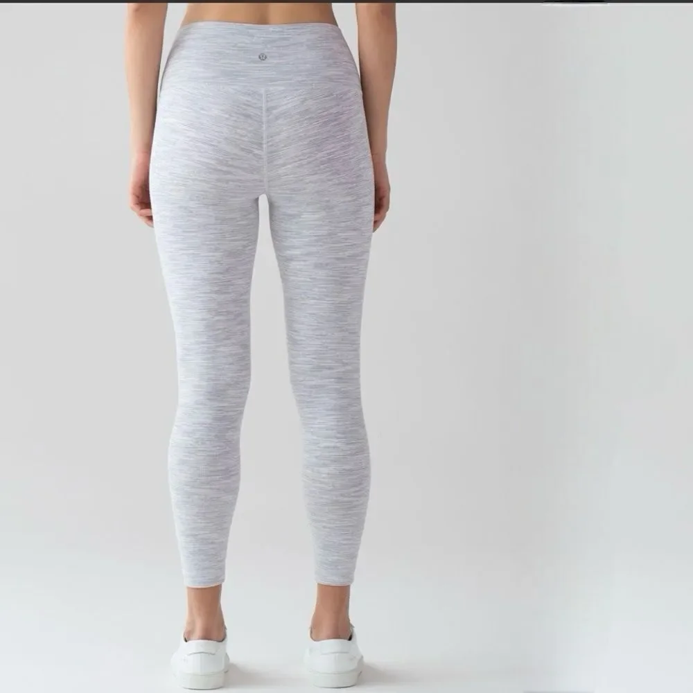 Lululemon Wunder Under Hi-Rise 7/8 Leggings 25” Grey Size 8